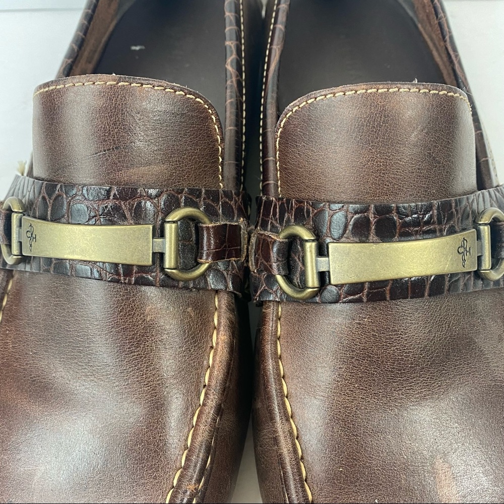 Cole Haan Venetian Loafer Men's 10 M French Roast Brown Loafers Buckle C11396 - Picture 5 of 13